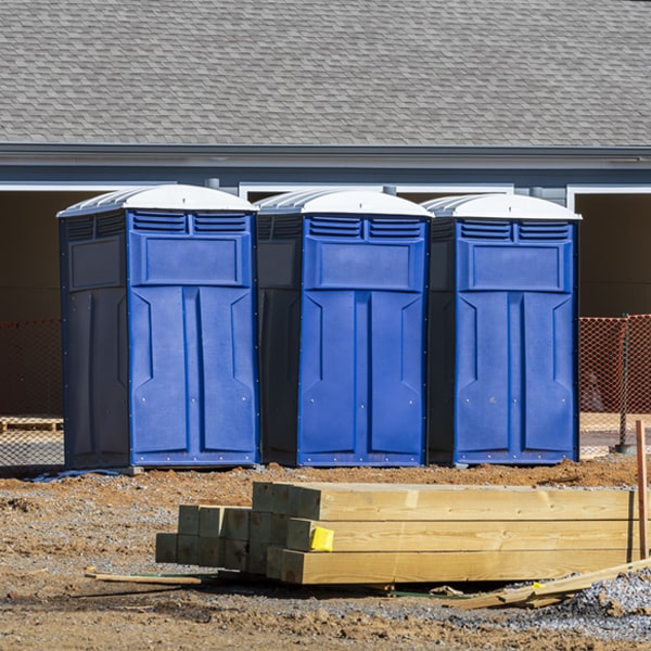 what is the expected delivery and pickup timeframe for the portable toilets in Wausau